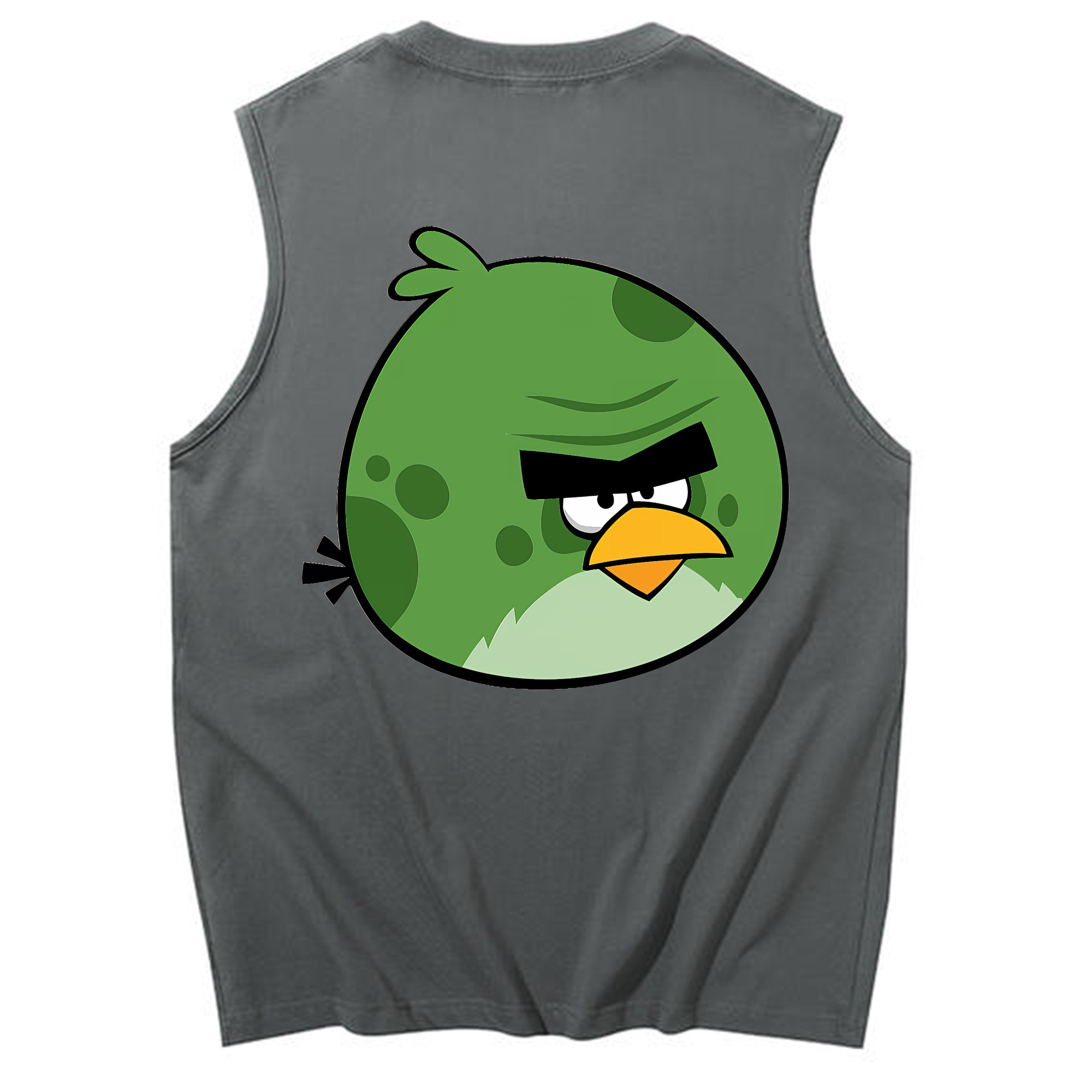 （画像用） Angry Birds アングリーバード コットン100％タンクトップ（背面プリント）
